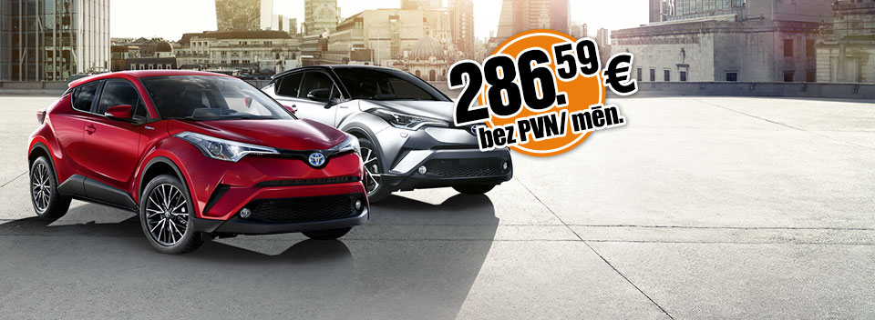 Toyota CHR ilgtermiņa auto noma no Sixt Leasing | Auto līzings uzņēmumiem